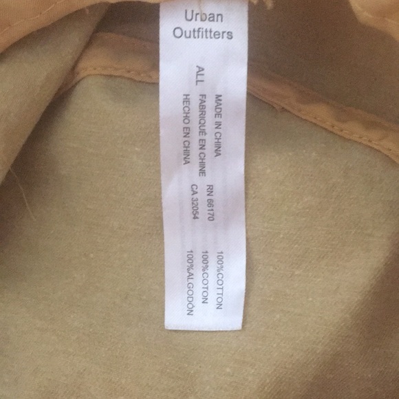 UO Gold Washed Cotton Bucket Hat - Picture 6 of 7